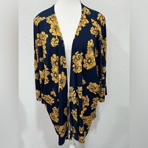 LULAROE Lindsay Kimono EUC